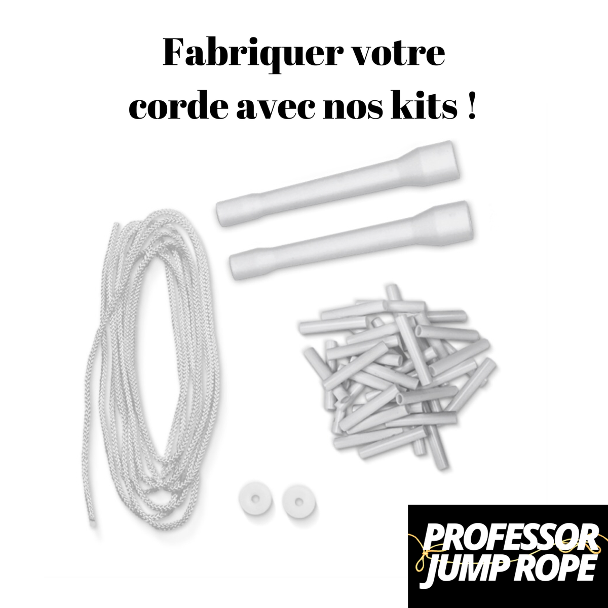Corde à sauter perlée - Beaded jump rope – Professor Jump Rope