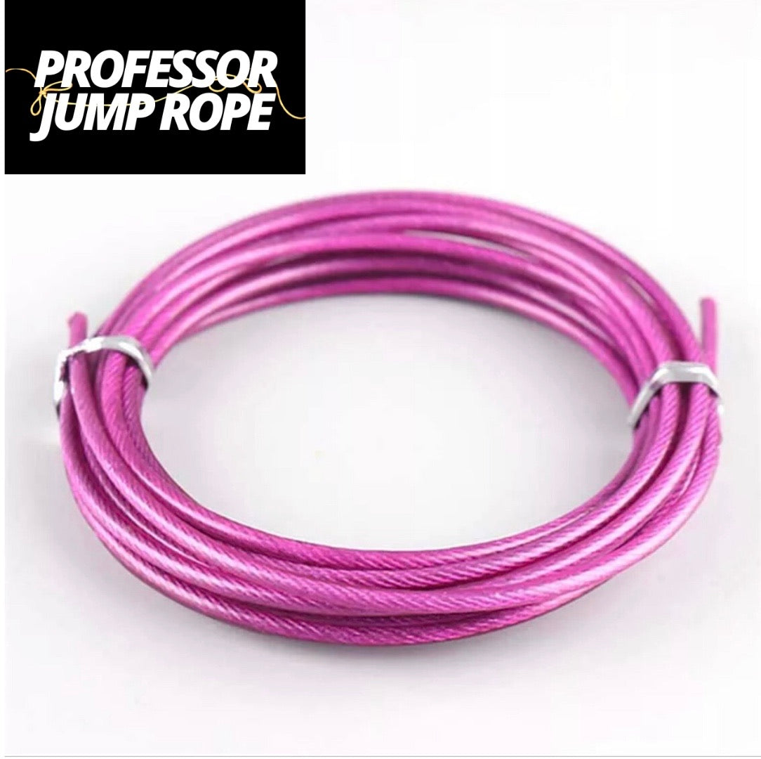 CatGrips Câble De Rechange Premium 2.4 Mm Acier Gainé - Ultra Souple Anti-Emmêlement Pour Corde à Sauter CrossFit